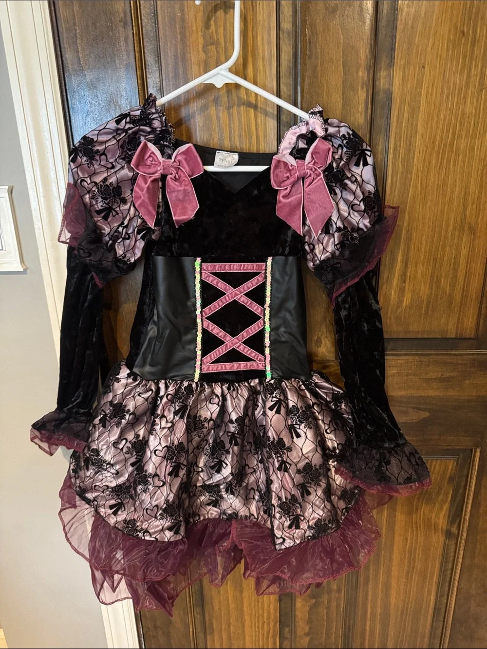Spirit Rose Marionette Costume - Pink & Black
